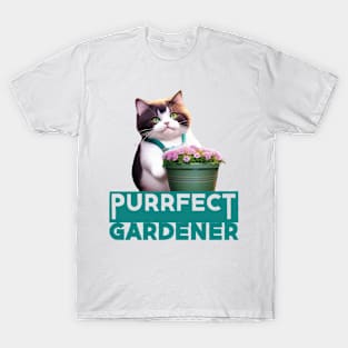 Just a Purrfect Gardener Cat T-Shirt